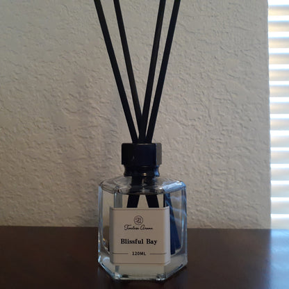 Refresh Your Home with Blissful Bay Reed Diffuser - Natural and Long-Lasting Aromatherapy!