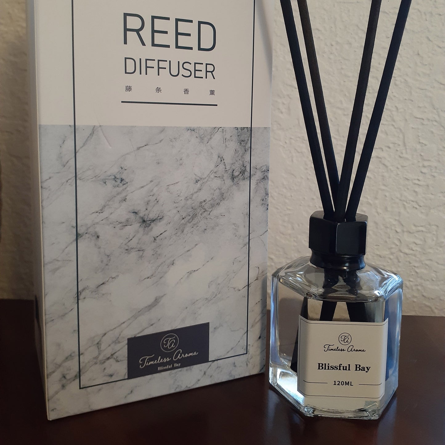 Refresh Your Home with Blissful Bay Reed Diffuser - Natural and Long-Lasting Aromatherapy!